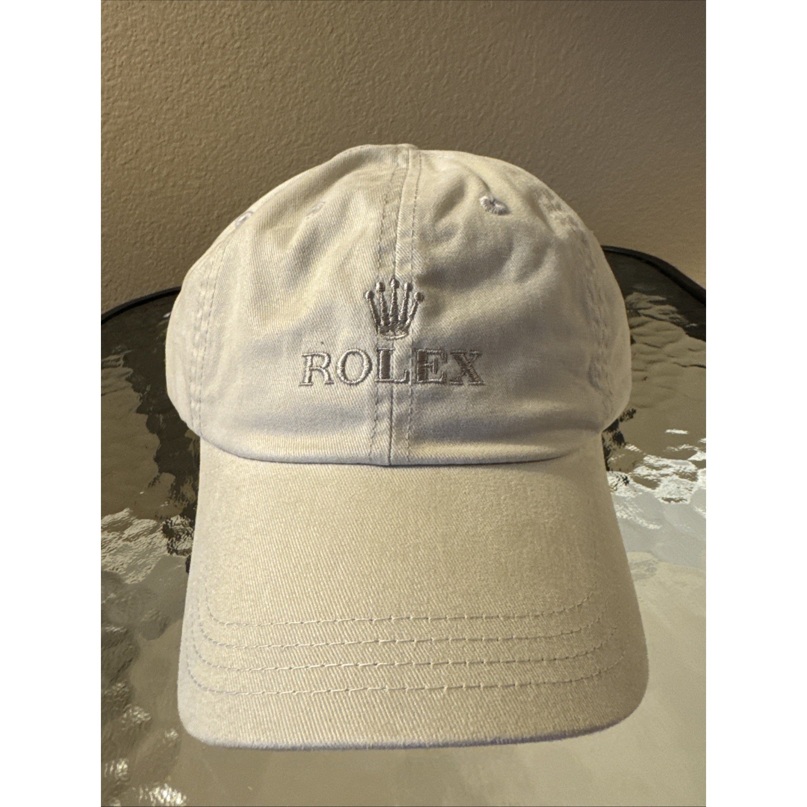 Vintage Rolex Baseball Hat Biege Tan Khaki Rolex At Daytona Dad Cap New 2 Vintage Rolex Baseball Hat Biege Tan Khaki Rolex At Daytona Dad Cap New 2